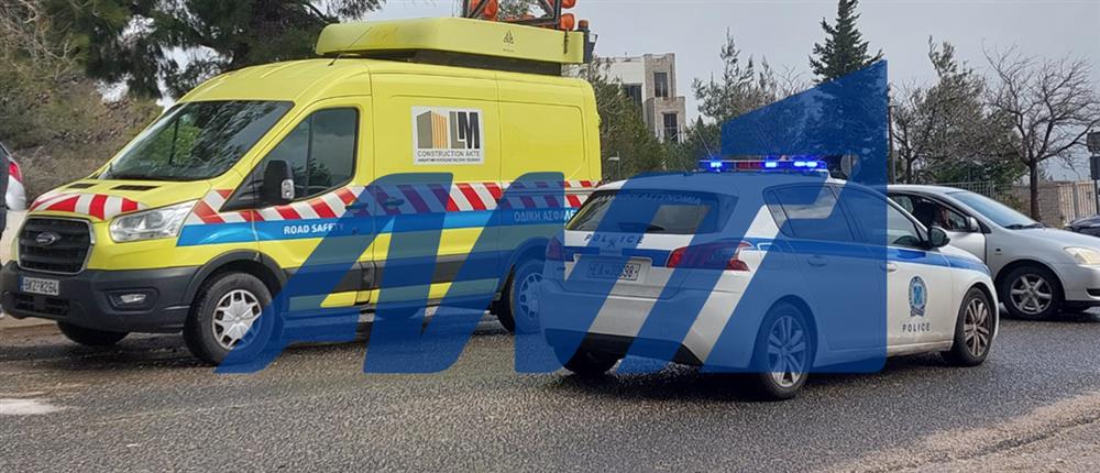 Πάρνηθα - Διακοπή κυκλοφορίας στο ύψος του τελεφερίκ