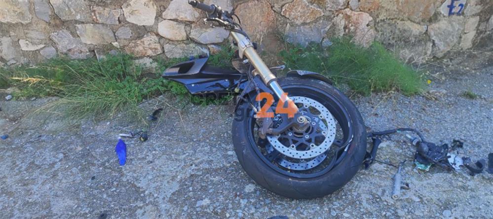 Κρήτη- Τροχαίο - Μηχανή