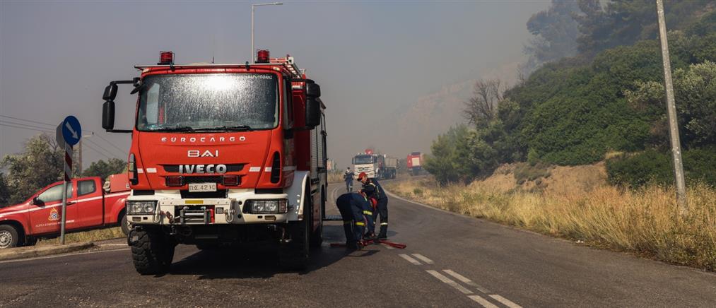 Αρκαδία: Φωτιά σε δασική έκταση στη Βεδουρίτσα - Πιθανώς ξεκίνησε από κεραυνό