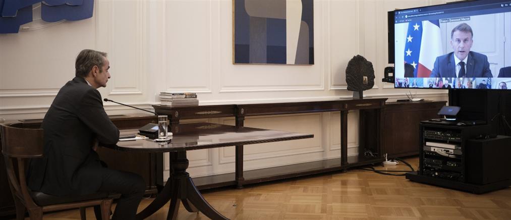 Κυριάκος Μητσοτάκης: Συμμετείχε στην τηλεδιάσκεψη της «Συμμαχίας των Προθύμων» για την Ουκρανία