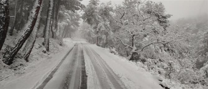 Υποχρεωτικές οι αντιολισθητικές αλυσίδες στο οδικό δίκτυο Π/Ε Πέλλας