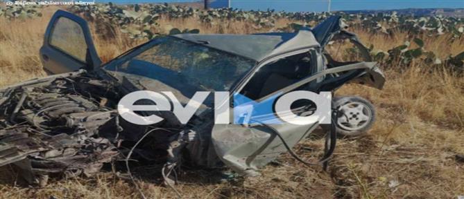 Εύβοια: Θανατηφόρο τροχαίο με 27χρονο οδηγό (εικόνες)