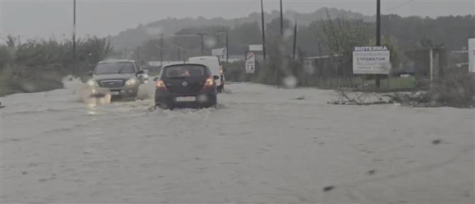 Ιωάννινα:  Ο υφυπουργός Εσωτερικών Β. Σπανάκης επισκέφθηκε περιοχές που καταστράφηκαν από την κακοκαιρία