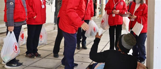 Θεσσαλονίκη: Δράση υποστήριξης αστέγων από τον Ερυθρό Σταυρό λόγω της επιδείνωσης των καιρικών συνθηκών