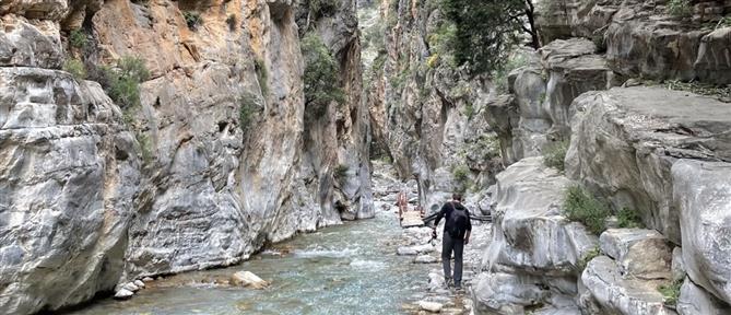 Χανιά: Κλειστό για τρίτη μέρα το φαράγγι της Σαμαριάς